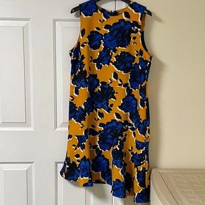 Who What Wear Sleeveless Floral Dress